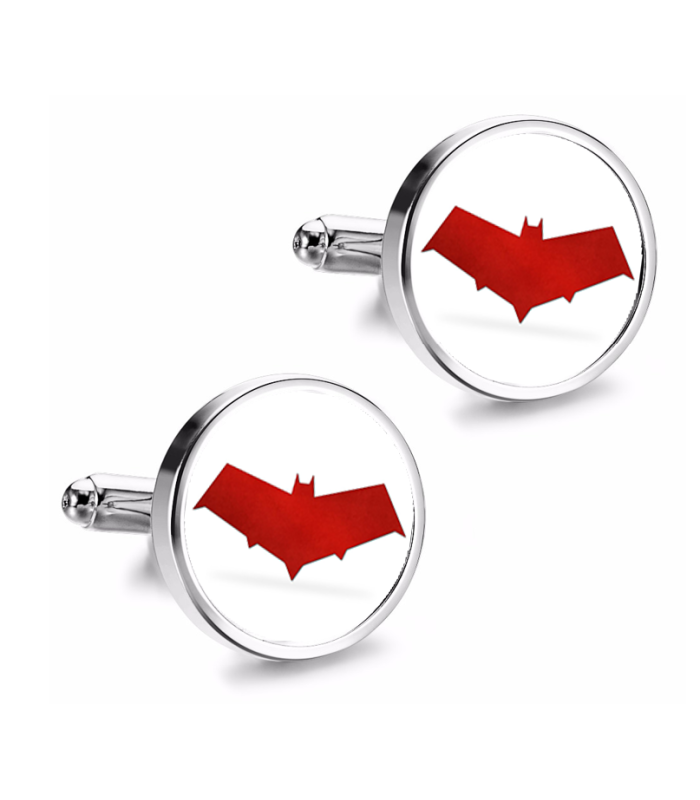 Gemelos de Camisa Magglass Red Hood Logo White