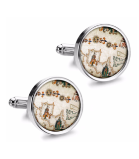 Gemelos de Camisa Magglass Rosa de los Vientos y Navegacion Nº19 16mm