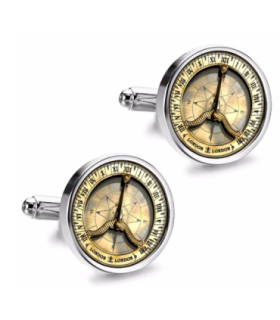 Gemelos de Camisa Magglass Rosa de los Vientos y Navegacion Nº6 16mm