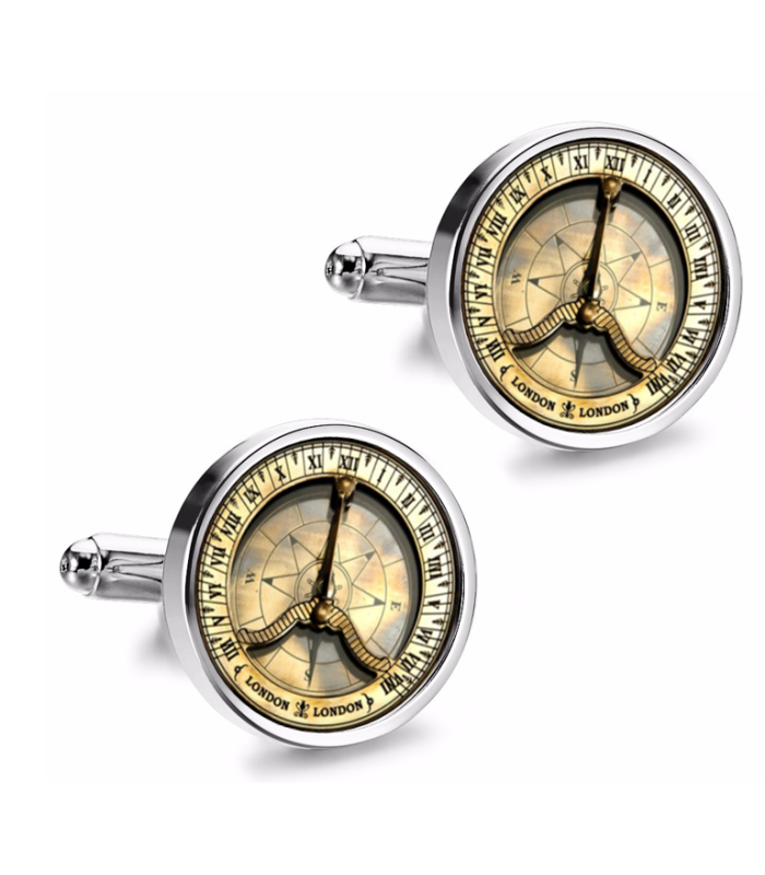 Gemelos de Camisa Magglass Rosa de los Vientos y Navegacion Nº6 16mm