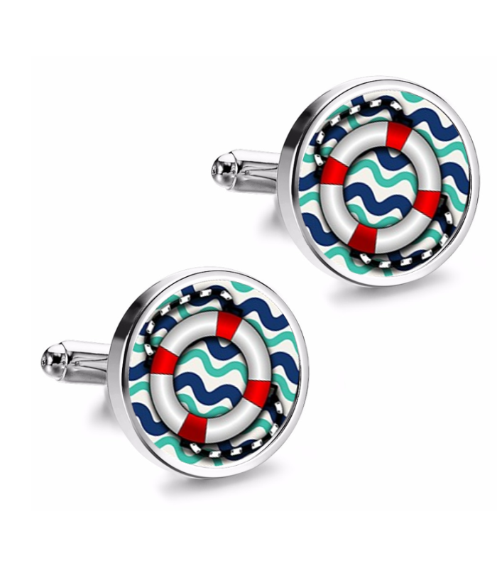 Gemelos de Camisa Magglass Salvavidas Nautico Nº16 16mm