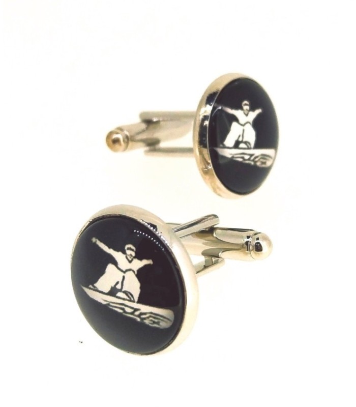 Gemelos de Camisa Magglass Snow 16 mm