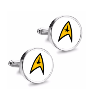 Gemelos de Camisa Magglass Star Trek Logo mod 2