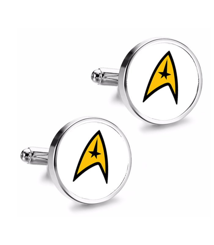 Gemelos de Camisa Magglass Star Trek Logo mod 2