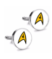 Gemelos de Camisa Magglass Star Trek Logo mod 2