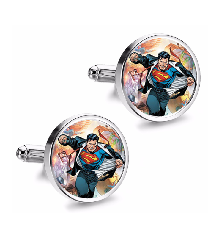 Gemelos de Camisa Magglass Superman Acción