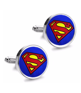 Gemelos de Camisa Magglass Superman Original Logo Dark Blue