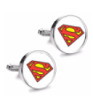 Gemelos de Camisa Magglass Superman Original Logo White