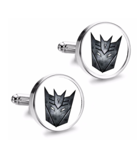 Gemelos de Camisa Magglass Transformers Logo Decepticons mod 2