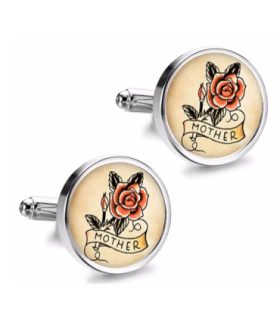 Gemelos de Camisa Magglass Vintage Tattoo Nº1 16mm