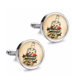 Gemelos de Camisa Magglass Vintage Tattoo Nº14 16mm