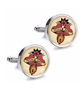 Gemelos de Camisa Magglass Vintage Tattoo Nº16 16mm