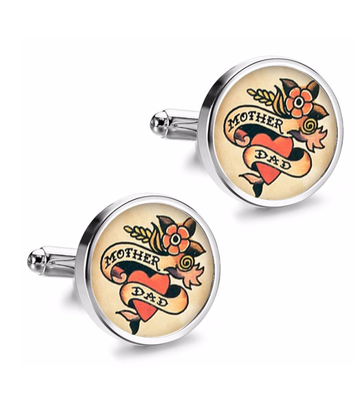 Gemelos de Camisa Magglass Vintage Tattoo Nº17 16mm