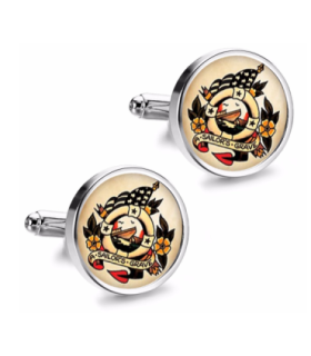 Gemelos de Camisa Magglass Vintage Tattoo Nº20 16mm