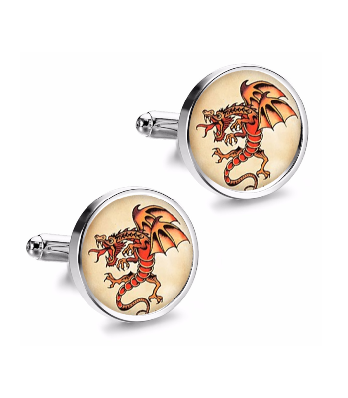 Gemelos de Camisa Magglass Vintage Tattoo Nº23 16mm