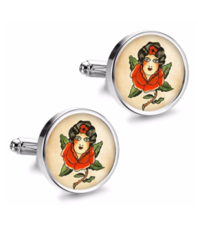 Gemelos de Camisa Magglass Vintage Tattoo Nº30 16mm