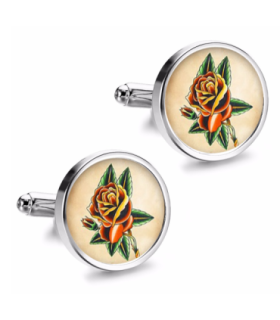 Gemelos de Camisa Magglass Vintage Tattoo Nº32 16mm