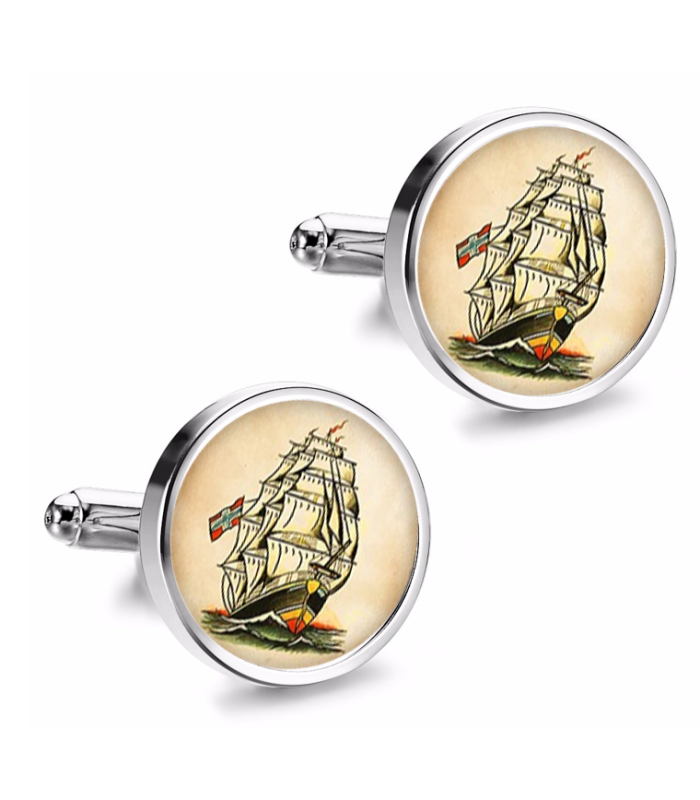 Gemelos de Camisa Magglass Vintage Tattoo Nº36 16mm