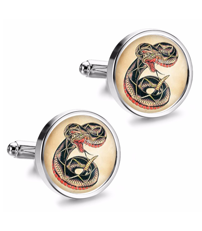 Gemelos de Camisa Magglass Vintage Tattoo Nº38 16mm