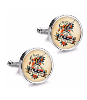 Gemelos de Camisa Magglass Vintage Tattoo Nº4 16mm