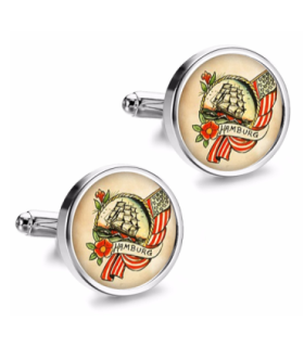 Gemelos de Camisa Magglass Vintage Tattoo Nº43 16mm