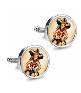 Gemelos de Camisa Magglass Vintage Tattoo Nº5 16mm