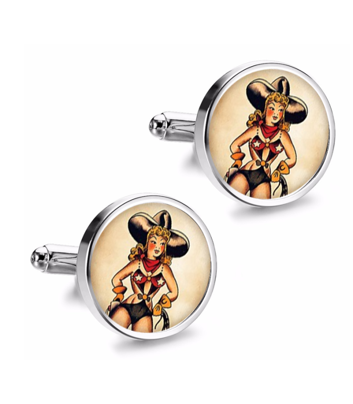 Gemelos de Camisa Magglass Vintage Tattoo Nº5 16mm