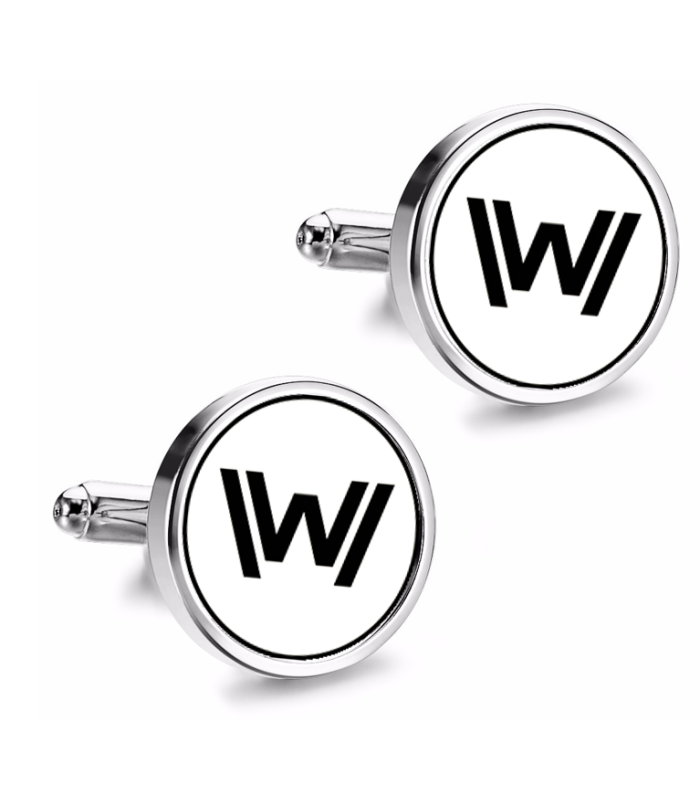 Gemelos de Camisa Magglass Westworld White