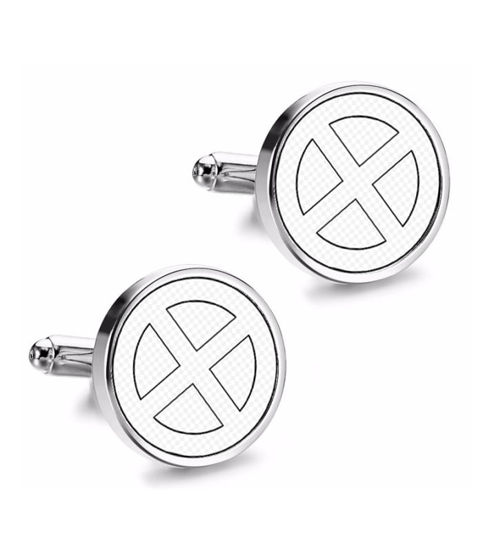 Gemelos de Camisa Magglass X-Men Logo mod 2