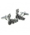 Gemelos de Camisa Monstruo Lago Ness 20x20 mm