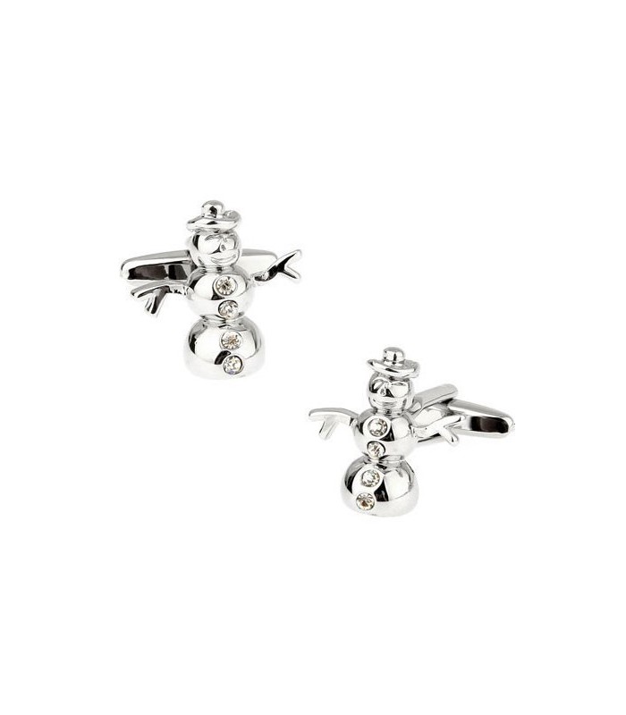 Gemelos de Camisa Muñeco de Nieve