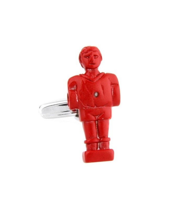 Gemelos de Camisa Muñeco Futbolin Rojo