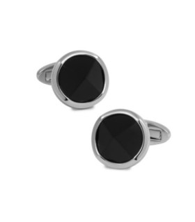 Gemelos de Camisa Piramidal Brigth Black 16mm