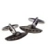 Gemelos de Camisa Platillo Volante UFO Cufflinks 3D
