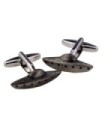 Gemelos de Camisa Platillo Volante UFO Cufflinks 3D
