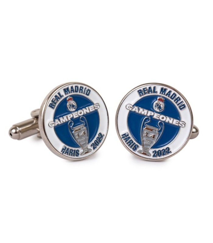 Gemelos de camisa Real Madrid Campeones Champions League Paris 2022