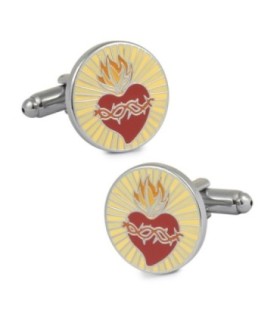 Gemelos de Camisa Sagrado Corazon de Jesus 16mm
