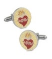 Gemelos de Camisa Sagrado Corazon de Jesus 16mm