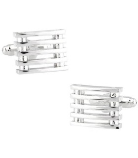 Gemelos de Camisa Shelf Steel Cufflinks