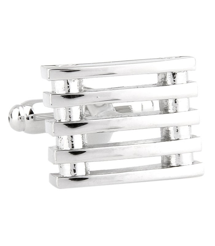 Gemelos de Camisa Shelf Steel Cufflinks