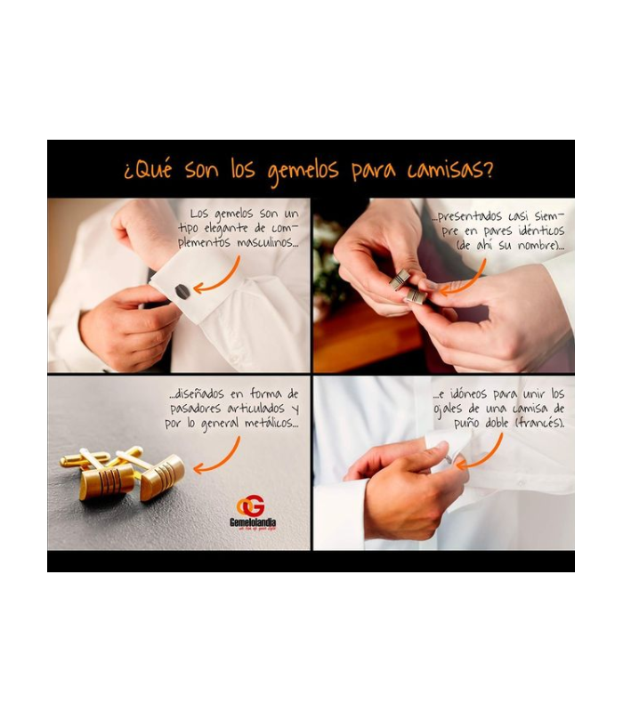 Gemelos de Camisa Super Raton 17 mm