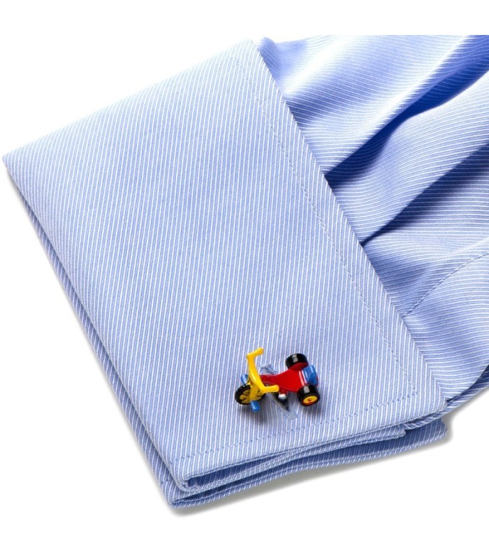 Gemelos de Camisa Triciclo de Colores