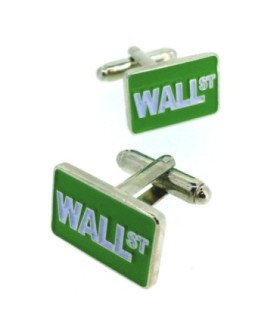 Gemelos de camisa Wall Street Calle