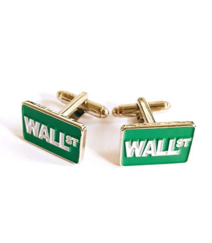 Gemelos de camisa Wall Street Calle