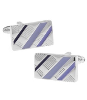 Gemelos Elegant Purple Stripes