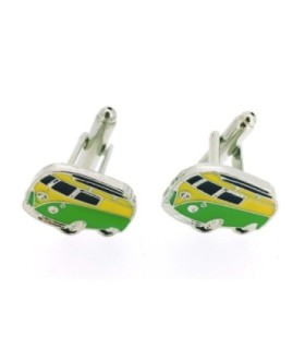 Gemelos Furgoneta Camper Volkswagen VW Flower Power