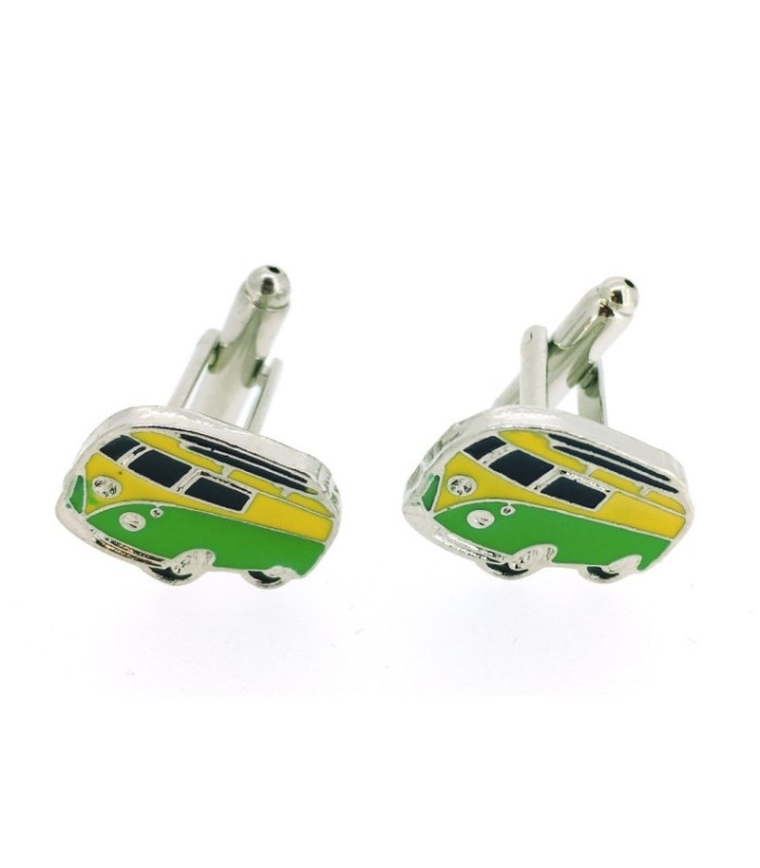 Gemelos Furgoneta Camper Volkswagen VW Flower Power