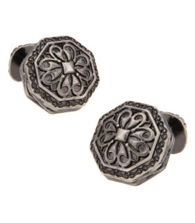 Gemelos Gothic Octogonal Fleur