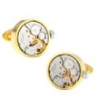 Gemelos Mecanismo de Reloj Vintage Gold 20mm