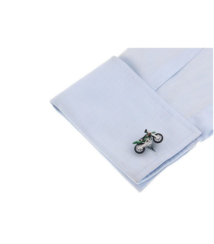 Gemelos Moto de Motocross Verde